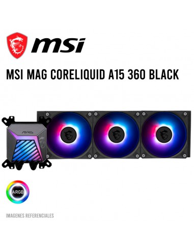 SISTEMA DE ENFRIAMIENTO LIQUIDO MSI MAG CORELIQUID A15 360 BLACK ARGB GEN2