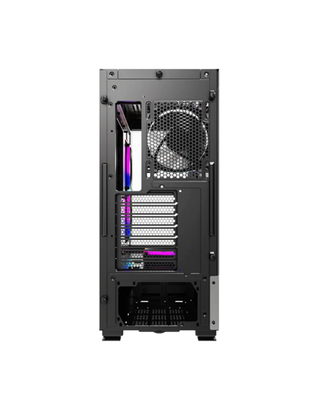 CASE MONTECH SKY TWO BLACK ( SKY TWO-B ) S/ FUENTE | VIDRIO TEMPLADO | LED-ARGB