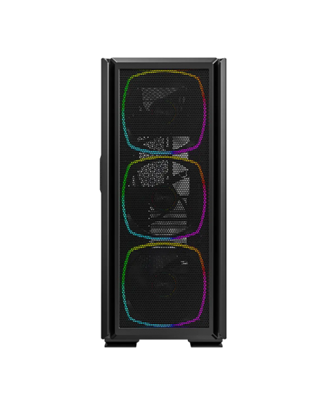 CASE MONTECH SKY TWO GX BLACK ( SKY TWO GX-B ) S/FUENTE | VIDRIO TEMPLADO | LED-ARGB