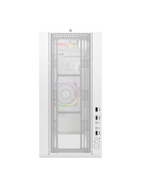 CASE MONTECH SKY TWO WHITE ( SKY TWO-W ) S/ FUENTE | VIDRIO TEMPLADO | LED-ARGB