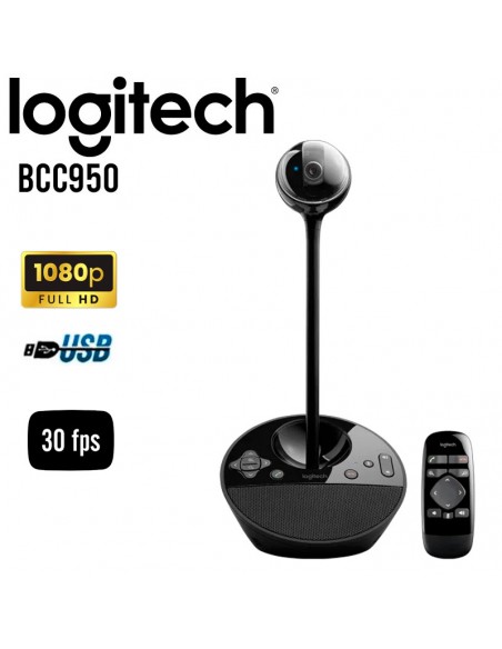 CAMARA LOGITECH BCC950 CONFERENCECAM BLACK (960-000866)