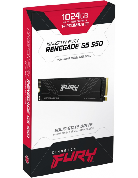 DISCO SSD KINGSTON 1024GB FURY RENEGADE G5 ( SFYR2S/1T0 ) PCIE 5.0 | NVME