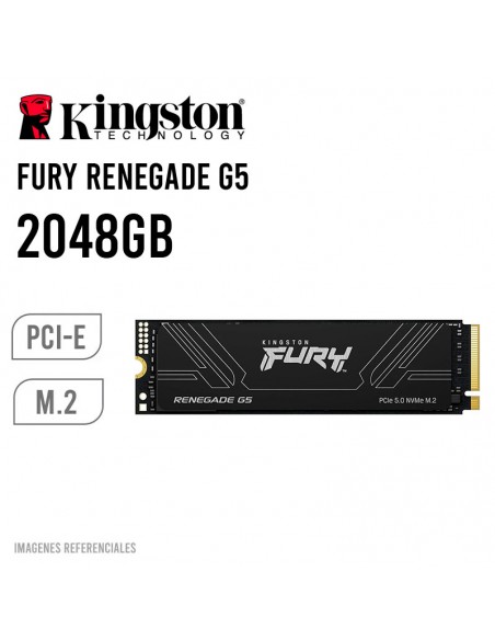DISCO SSD KINGSTON 2048GB FURY RENEGADE G5 ( SFYR2S/2T0 ) PCIE 5.0 | NVME