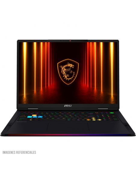 LAPTOP GAMER MSI RAIDER 18 HX AI A2XWIG-420US ULTRA 9-285HX 32GB 1TB SSD GEFORCE RTX 5080 16GB 18 QHD+ 240HZ WINDOWS 11