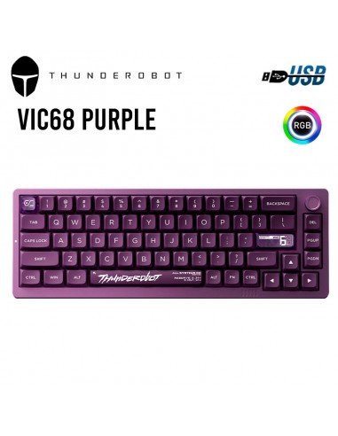 TECLADO GAMER THUNDEROBOT VIC68