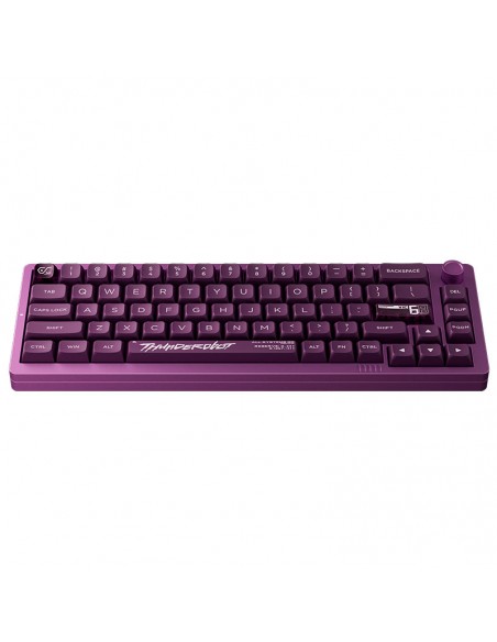 TECLADO GAMER THUNDEROBOT VIC68 PURPLE ( VIC68 ) MAGNETICO | SWITCH MAGNETIC GATERON JADE | LED-RGB