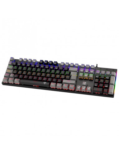 TECLADO T-DAGGER NAXOS RAINBOW ( T-TGK310BG SP...
