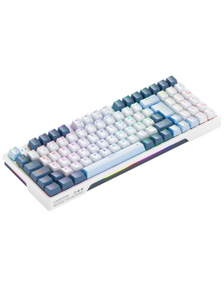 TECLADO GAMER MACHENIKE K500 PRO RGB SWITCH MARRON (K500 PRO-B94W) WHITE