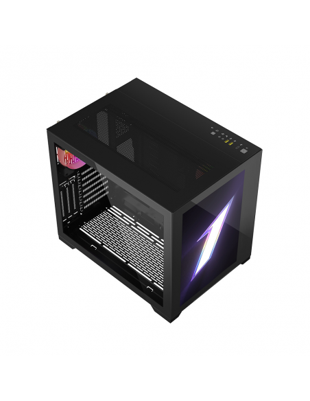 CASE 1ST PLAYER SP7 EMOTION VIEW BLACK ( SP7-EV ) GAMING | S/FUENTE