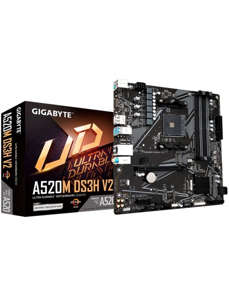 MAINBOARD GIGABYTE A520M DS3H V2 AM4 (9MA52M3H2-00-G10)