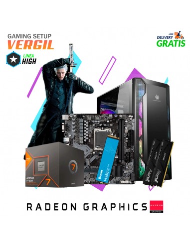 PC GAMER VERGIL RYZEN 7-8700G 16GB 500GB SSD