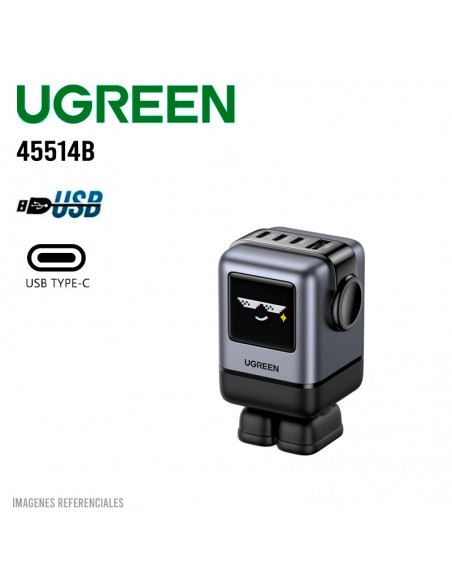 CARGADOR UGREEN UNO 100W CARGA RAPIDA US (45514B) 4 PUERTOS