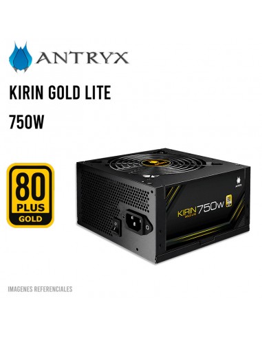 FUENTE DE PODER ANTRYX 750W KIRIN GOLD LITE ( GPW750S ) 80PLUS GOLD