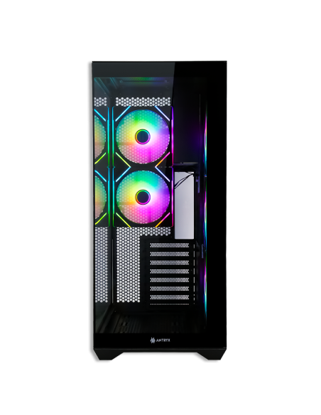 CASE ANTRYX FX 970 PRO BLACK ( AC-FX970KP ) S/FUENTE | PANEL VIDRIO | 5 LED-ARGB