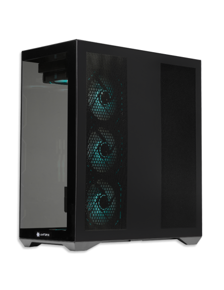 CASE ANTRYX FX 970 PRO BLACK ( AC-FX970KP ) S/FUENTE | PANEL VIDRIO | 5 LED-ARGB