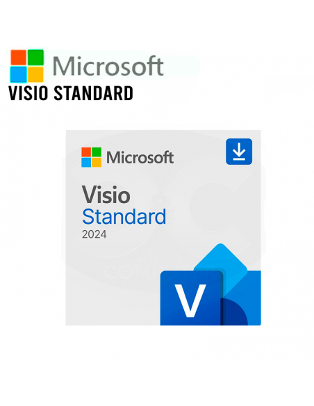 LICENCIA MICROSOFT VISIO STANDARD 2024 (EP2-07167)MULTILENGUAJE|VIRTUAL(ESD)| 1PC