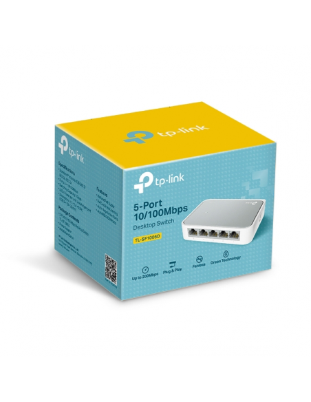 SWITCH TP-LINK (TL-SF1005D) 5 PUERTOS | 10/100 MBPS