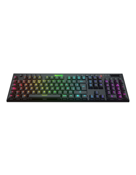 TECLADO GAMER REDRAGON HORUS-FS ( K619-RGB SP ) LED RGB | USB TYPE-C | SWITCH RED | BLACK