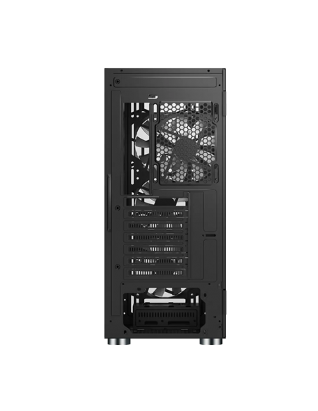 CASE MONTECH X3 GLASS S/FUENTE|VIDRIO TEMPLADO|LED-RGB|NEGRO