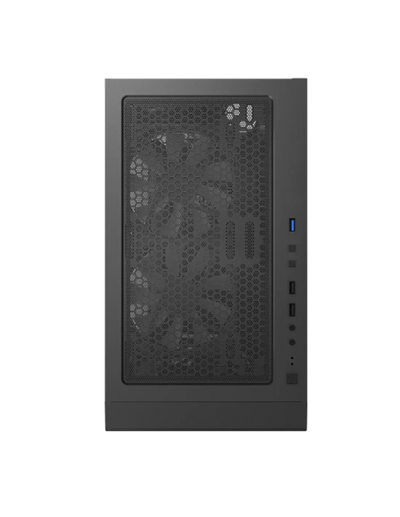 CASE MONTECH X3 GLASS S/FUENTE|VIDRIO TEMPLADO|LED-RGB|NEGRO