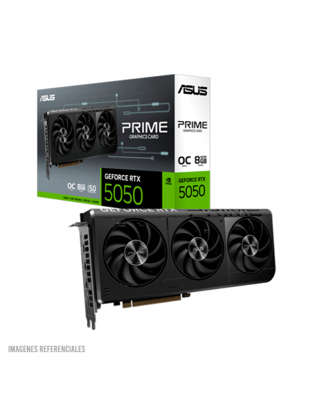 TARJETA DE VIDEO ASUS RTX 5050 8GB PRIME OC EDITION  ( PRIME-RTX5050-O8G ) 128 BIT ( 90YV0N70-M0AA00 )