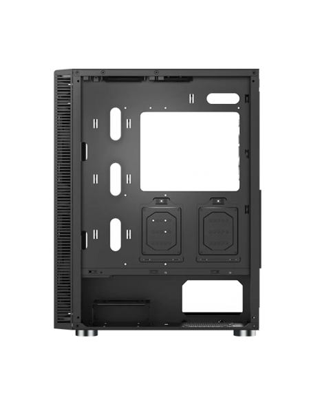 CASE MONTECH X3 MESH S/FUENTE|LED-RGB|NEGRO