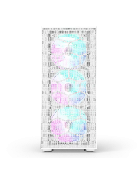 CASE MONTECH X3 MESH S/FUENTE|LED-RGB|BLANCO