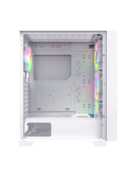 CASE MONTECH AIR 1000 PREMIUM S/FUENTE|LED-RGB|VIDRIO/MESH|BLANCO