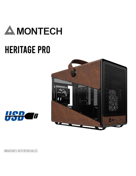 CASE MONTECH HERITAGE PRO BLACK S/FUENTE