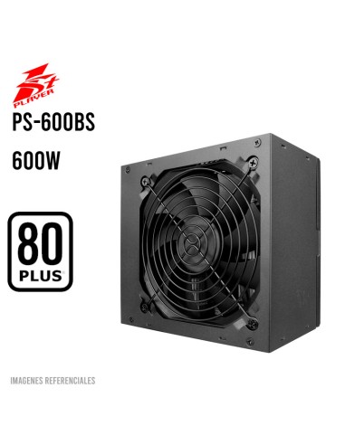 FUENTE DE PODER 1ST PLAYER 600W PS-600BS ( 1S-PS1ST-PS-600BS ) 80 PLUS WHITE