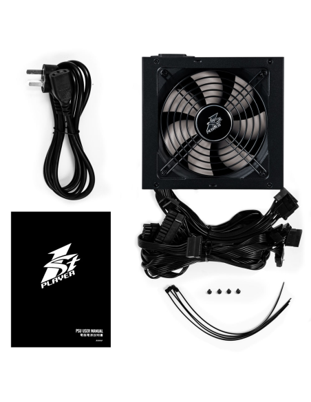 FUENTE DE PODER 1ST PLAYER PS-600AX 600W 80 PLUS BRONCE ( 1S-PS1ST-PS-600AX )
