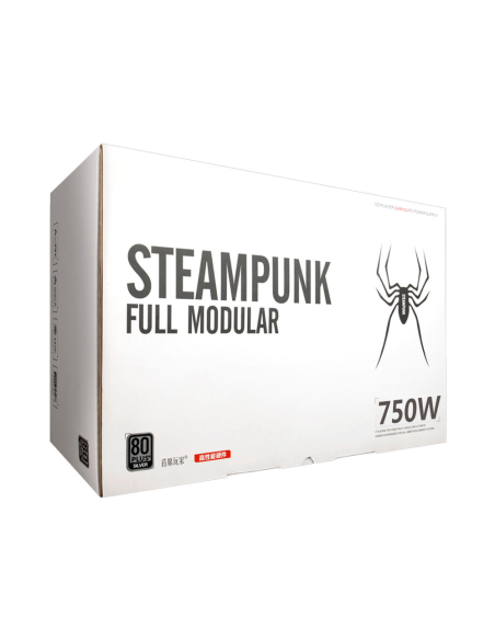 FUENTE DE PODER 1ST PLAYER 750W PS-750AX ( 1S-PS1ST-PS-750AX ) 80 PLUS SILVER | FULL MODULAR