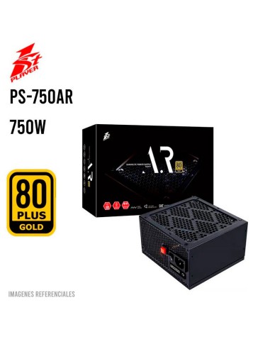 FUENTE DE PODER 1ST PLAYER 750W PS-750AR ( 1S-PS1ST-PS-750AR ) 80 PLUS GOLD