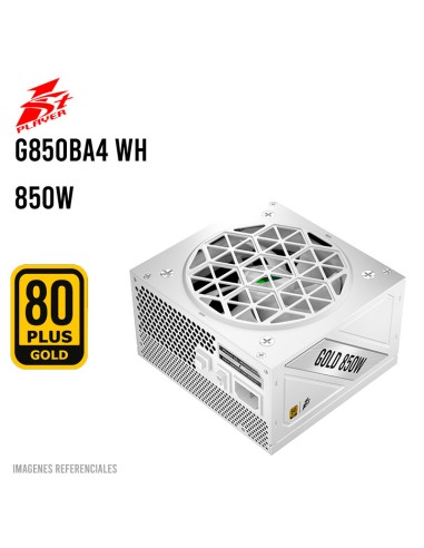 FUENTE DE PODER 1ST PLAYER 850W G850BA4 WHITE (1S-PS1ST-PS-NGDP-G850BA4) 80 PLUS GOLD | FULL MODULAR