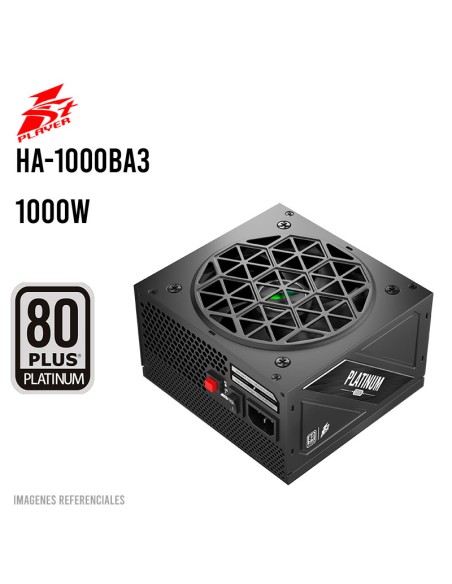 FUENTE DE PODER 1ST PLAYER 1000W (1S-PS1ST-PS-NGDP-1000BA3 BLACK) 80 PLUS PLATINIUM FULL MODULAR