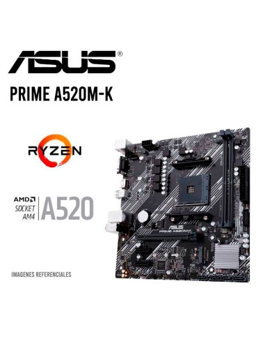 MAINBOARD ASUS PRIME A520M-K AMD RYZEN | DDR4 | AM4 (90MB1500 M0EAY0)