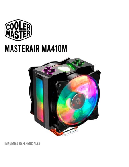 COOLER PARA PROCESADOR COOLER MASTER MASTERAIR MA410M (MAM-T4PN-218PC-R1) LED RGB