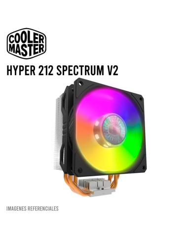 COOLER PARA PROCESADOR COOLER MASTER HYPER 212 SPECTRUM V2 ( RR-2V2L-18PD-R1 ) LED-RGB