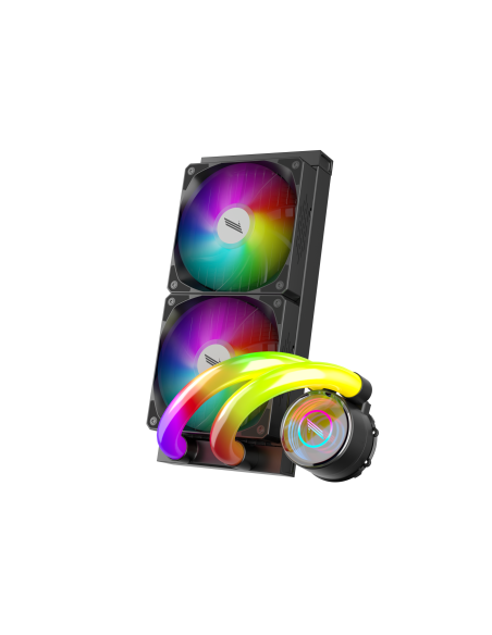 SISTEMA DE ENFRIAMIENTO LIQUIDO 1ST PLAYER MT240 IS BLACK (1S-OOC MT240(IS)) LED-ARGB