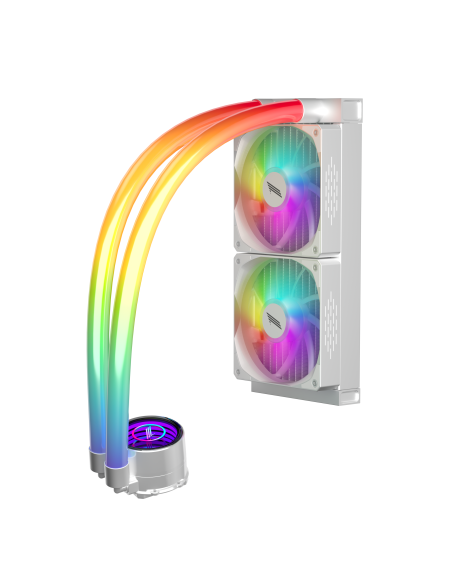 SISTEMA DE ENFRIAMIENTO LIQUIDO 1ST PLAYER MT240 IS WHITE (1S-OOC MT240(IS)) LED-ARGB