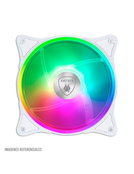 COOLER DE CASE ANTRYX CHROME STORM DF310 WHITE 120MM ARGB LED (AFC-CSDF310W)