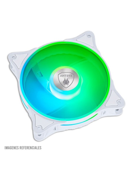 COOLER DE CASE ANTRYX CHROME STORM DF310 WHITE 120MM ARGB LED (AFC-CSDF310W)