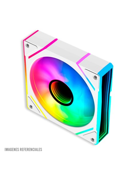 COOLER CASE ANTRYX INFINITY FAN IF-120 WHITE 120MM ARGB PACK 3 EN 1 ( AAK-IF120WX3C )