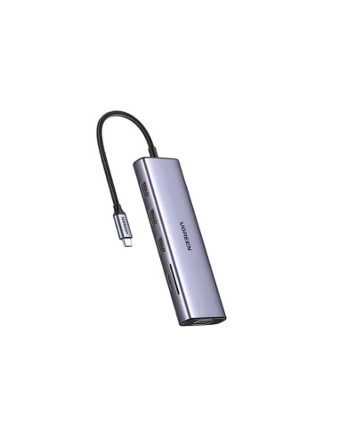 HUB USB-C UGREEN CM498 9 EN 1 ( 15600 ) 1 VGA -...