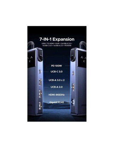 HUB USB-C UGREEN ROBOGAN 7 EN 1 CM888 ( 45155 )...