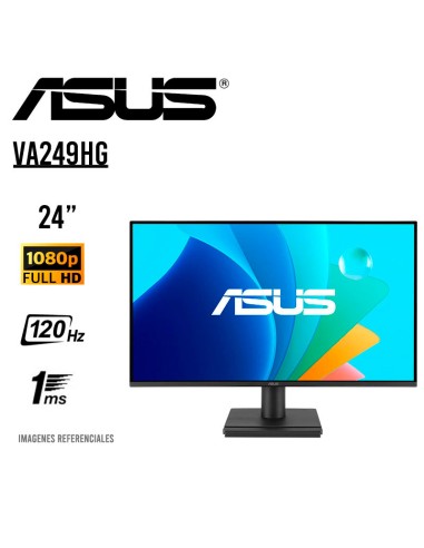 MONITOR ASUS 24" ( VA249HG ) PANEL IPS | 120HZ - 1MS | HDMI - DP