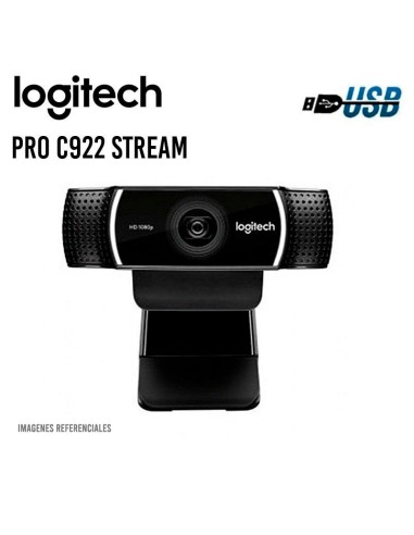 CAMARA WEB LOGITECH PRO C922 STREAM ( 960-001087 ) | FHD 1080P