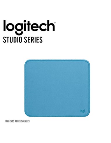PAD MOUSE LOGITECH BLUE GREY (956-000038) ANTI-SALPICADURAS 200X230MM