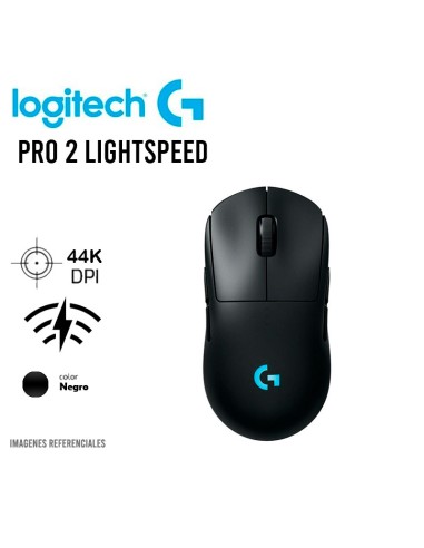 MOUSE LOGITECH G PRO 2 LIGHTSPEED ( 910-007294) WIRELESS | BLACK | HERO 2 | LED-RGB