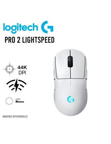 MOUSE LOGITECH G PRO 2 LIGHTSPEED ( 910-007301) WIRELESS | WHITE| HERO 2 | LED-RGB
